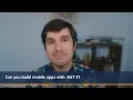 Can you build mobile apps with Net 5 One Dev Question