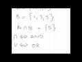 Basic Set Operations through Bit String Representations