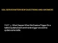 Sql Server Interview Questions and Answers What are triggers inserted and deleted tables Part 3