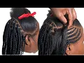 Cornrows to try feeding in braids vs Knotless braiding for beginners JANEILHAIRCOLLECTION