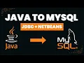How to Connect Java to MySQL in NetBeans JDBC Tutorial