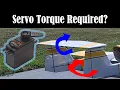 RC Airplane Required Servo Torque Calculation