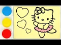 Sand painting dancing Hello Kitty more kids s