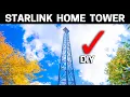 How to Install a Starlink Tower - No More Obstructions