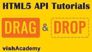 Create Draggable Elements HTML5 Drag and Drop API Tutorial in Hindi part 01 vishAcademy
