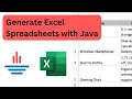 Excel Spreadsheets with Java using Apache POI
