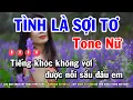 Karaoke Tình Là Sợi Tơ - Tone Nữ || Nhạc Sống Cha Cha Cha Huỳnh Lê