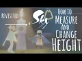Download Lagu HOW TO MEASURE AND CHANGE HEIGHT | Sky Children of The Light | update ☺️🌸