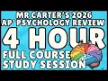 AP Psychology Full Course Review 4-Hour Study Session - Mr Carter s Guide