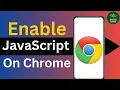 How to Enable JavaScript On Chrome