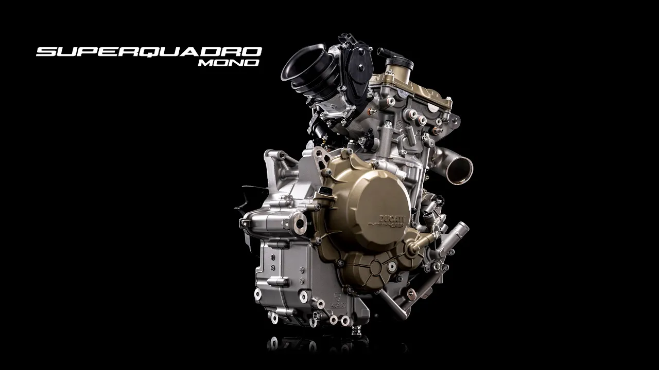 New Ducati Superquadro Mono Engine