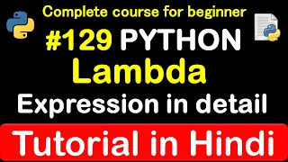 What is Lambda Expression in python Complete Python tutorial 2020