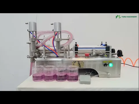 ダブルヘッド充填機 | 2ヘッド液体/ペースト充填機