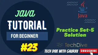Practice set 5 Solution loops in java Tutorial