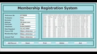 How to Create a Registration Systems Using JTable in Java Eclipse - Part 1 of 2