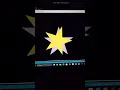 Multiple star pattern Python turtle graphics