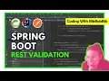 Spring Boot REST API Validation with Jakarta Bean Validation Coding with BibBobBib