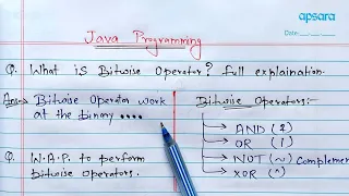Bitwise Operators Example in Java Hindi Learn Coding
