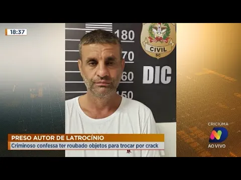 Polícia prende autor de latrocínio em Criciúma