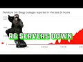 R6 Server status is horrible