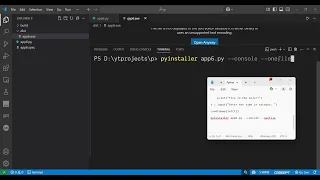 PyInstaller Tutorial to Compile Bundle Python Script to EXE File in Terminal