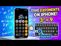 How to Type Exponents on an iPhone