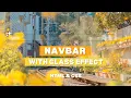 Create a Stunning Glass Navbar with PURE HTML CSS Cool Hover Effect