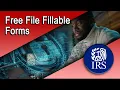 How to Create an Account to use IRS Free File Fillable Forms