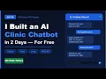 Day 1 of my 100 Days of AI Projects AI Chatbot for a Clinic in 2 Days Python Groq API