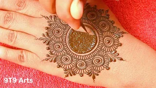 TEEJ Special mehandi ka design | Simple Gol Tikki mehendi design | Wedding 2026 Bridal Mehndi