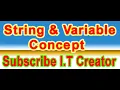 Class 9 Computer Practical String and Variable Concept Gw Basic