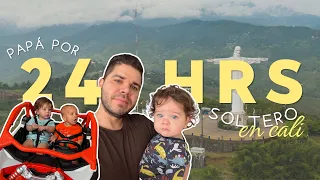 24 horas siendo papá soltero