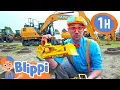 Blippi Learns about Diggers and Construction Vehicles Blippi and Meekah Best Friend Adventures