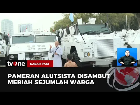 Pameran Alutsista Digelar di Monas dalam Perayaan HUT TNI ke-79