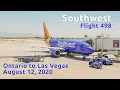 Southwest Flight 498 Ontario to Las Vegas Take-Off