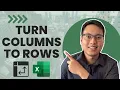 How To Use Power Query To Turn Columns Into Rows Unpivot Columns Office 365