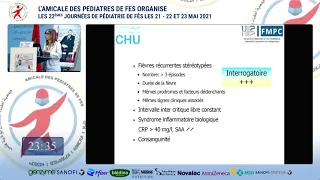 Les maladies auto-inflammatoires: pour un diagnostic et une PEC simplifiés: Pr K. Bouayed