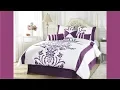 Elegant Purple Comforter Queen