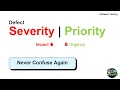 Defect Severity vs Priority Explained in Software Testing Never Confuse Again