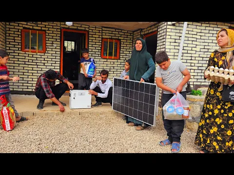 Download MP3 The Peren family got a solar panel and John Bibi was surprised that it is silent #vlogvideo