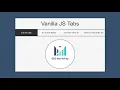 Tabs Using Vanilla Javascript