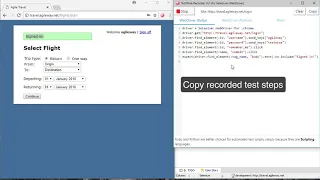 Write first Selenium Test with TestWise Recorder and IDE