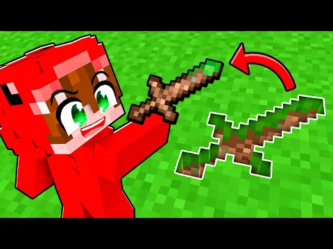 Video Thumbnail: Puedo Hacer ESPADAS con CUALQUIER BLOQUE en Minecraft!