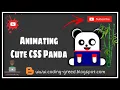 Making Cute Animating Panda using HTML and CSS