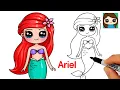 How to Draw Ariel The Little Mermaid NEW