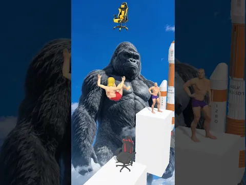 Squeezy Girl vs Furnitures & Rocket Fun Reverse Jumping Gameplay #shorts #squeeze #usa