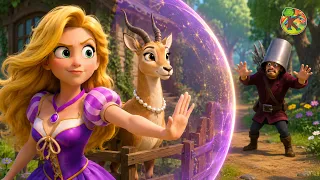O Caçador Capturou a Princesa Gazela! Rapunzel Vai Salvá-la? 🦌✨ | Conto de Fadas | 4K | KONDOSAN