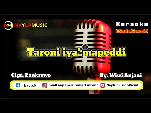 Download MP3 Karaoke Lagu Bugis Taroni Iya' Mapeddi' ll Wiwi Anjani (Nada Standar)