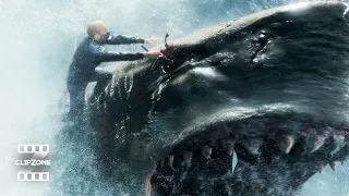 the meg epic jason statham u0026 shark fight clipzone high octane hits