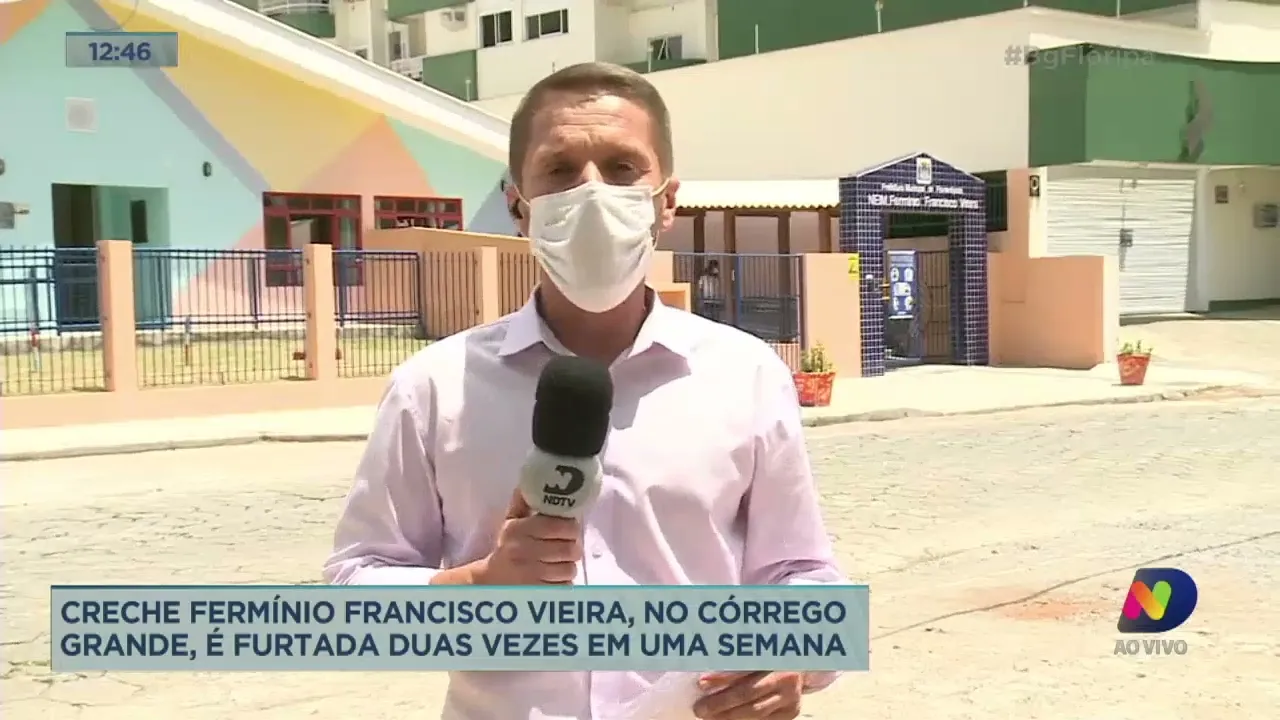 Creche Fermínio Francisco Vieira, no Córrego Grande, é furtada duas vezes em uma semana
